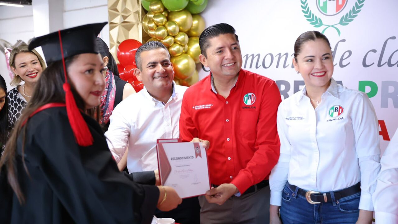 PRI SINALOA CELEBRA LA GRADUACIÓN DE LA PRIMERA GENERACIÓN DEL PROGRAMA PREPA PRI EN NAVOLATO