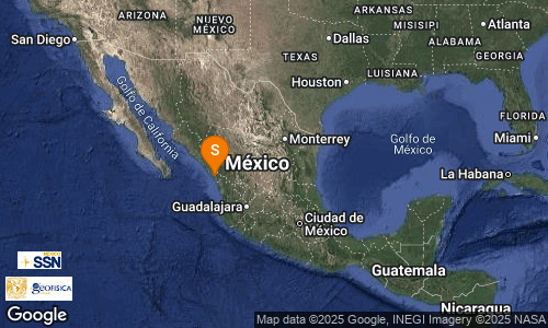OTRO SISMO SE SINTIÓ AHORA EN EL SUR DEL ESTADO EN EL MUNICIPIO DE EL ROSARIO MAGNITUD 4.1