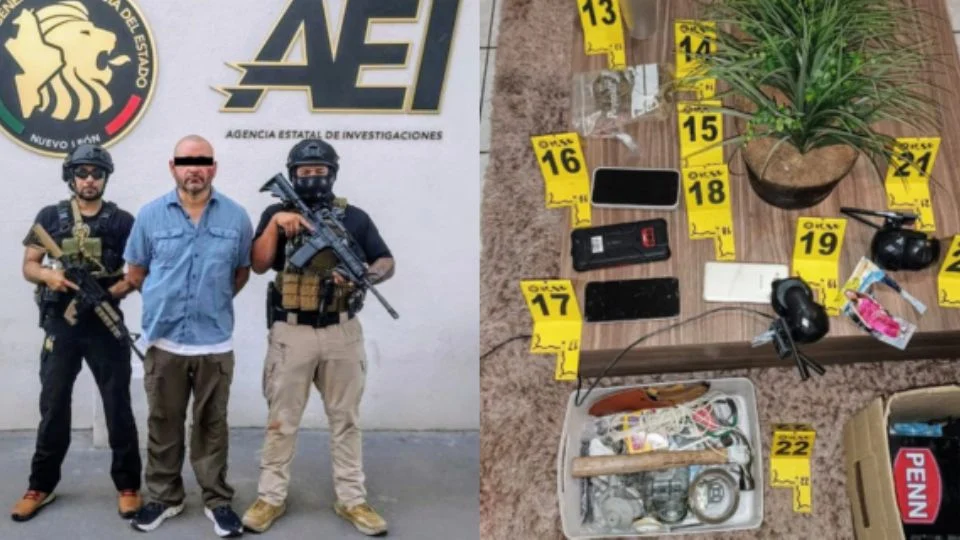 CATEAN CASA DE HOMBRE DETENIDO POR DISPARAR A MINISTERIALES EN MITRAS CENTRO, MONTERREY NL
