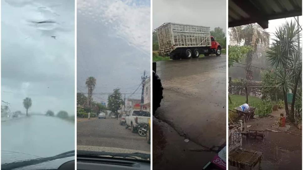CAYERON LAS PRIMERAS LLUVIAS ESTA MAÑANA EN LOS MOCHIS